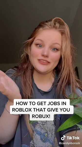 Jobs in ROBLOX that pay robux! #roblox
