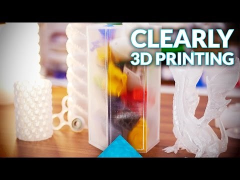 How to create transparent 3D prints!