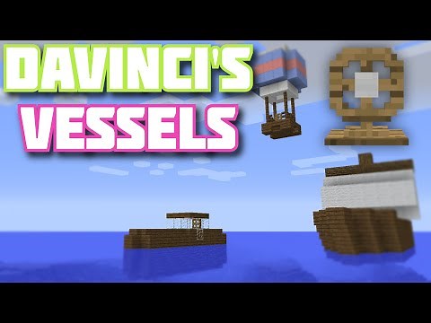 Davinci's Vessels Guide in under 10 minutes: The Ultimate Boat Mod for Minecraft