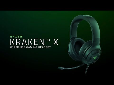 Razer Kraken V3 X | Ultra-Light Comfort for Gaming Immersion