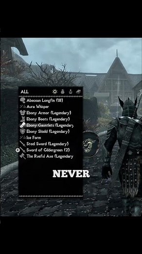 Skyrim Reimagined🖥 A Fresh Start with a New Interface #elderscrolls #skyrim #gaming #mods #xbox #ps5