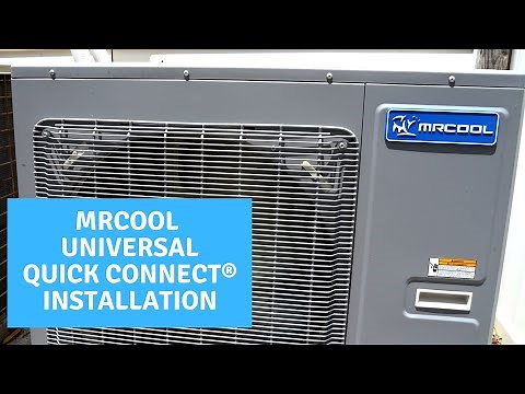 MRCOOL Universal Installation with Quick Connect Line Sets