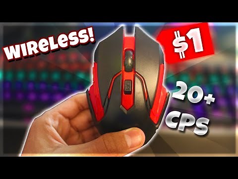 The BEST $1 WIRELESS Gaming Mouse FOR Minecraft PVP