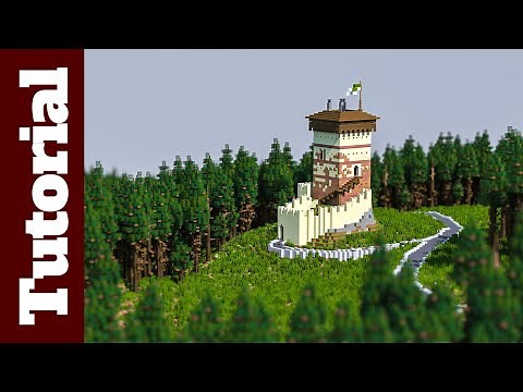 Minecraft Burg Tutorial zum Nachbauen [Deutsch] 01