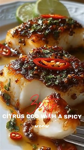 There’s nothing like the bright, fresh flavor of citrus mixed with a little heat to wake up your taste buds. This simple cod recipe brings together lime, spice, and tender flaky fish for a dish that’s light, lively, and full of zest — perfect for a healthy weeknight dinner. What You'll Need 4 cod fillets (about 6 ounces each) Juice of 2 limes 1 tablespoon olive oil 2 teaspoons chili powder 1 teaspoon garlic powder Salt and pepper to taste Fresh cilantro, chopped (for garnish) Lime wedges (for se