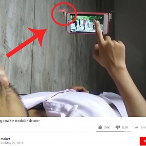 28M views · 257K reactions | This guy made a FAKE flying phone to SCAM people for money. I revealed his tricks, and of course I had to build a REAL one myself ;) | Mark Rober | Facebook