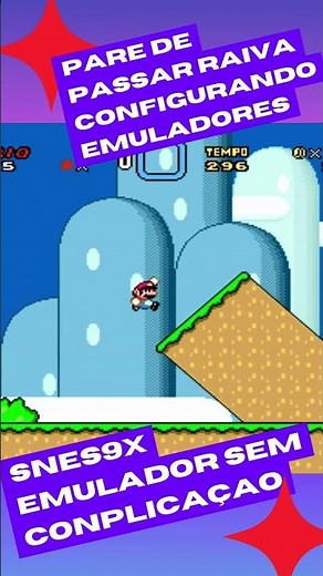 snes9x emulador facil de configurar com poucos cliques ja ta jogando