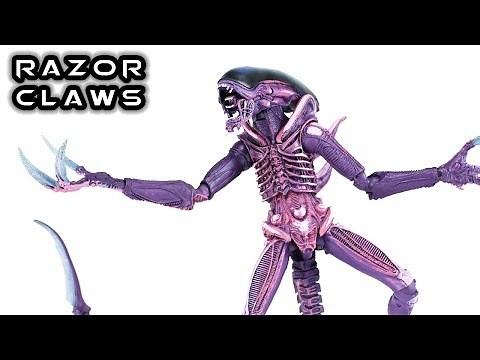 NECA RAZOR CLAWS Alien vs Predator Arcade Game Action Figure Toy Review