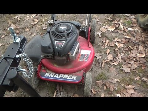 Snapper "Easy Speed" Belt Change