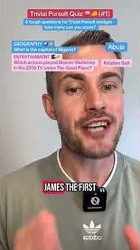 Trivial Pursuit Quiz 🧠🧀 | JamesDoesQuizzes