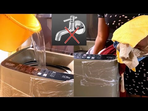 Fully Automatic Washing machine without tap water| use it manually|mayglow Tv