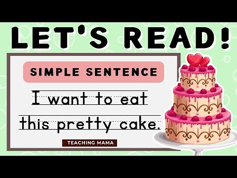 Let's Read! | Practice Reading Simple Sentences | Kinder and Grade 1 | Teaching Mama