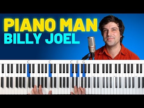 How To Play "Piano Man" [Piano Tutorial + Chord Chart] ALL PARTS