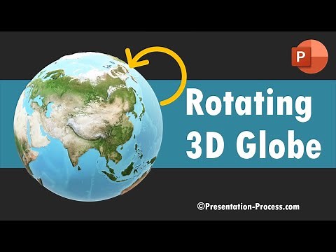 Rotating 3D World Map Animation using PowerPoint Office 365