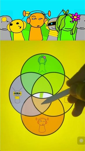 24 | Color Mixing Sprunki: What Happens If You Mix These Colors? 🤯 #sprunki #colormixing #digital