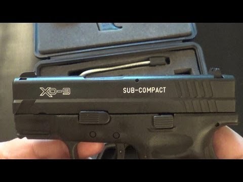 Springfield Armory XD 9mm 3" Review/Takedown/Cleaning