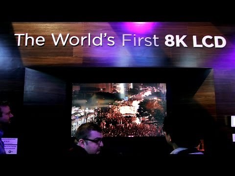 Sharp Intros World's First 8K TV at CES 2012