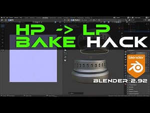 How to bake MULTIPLE objects into ONE normal map in Blender 2.92