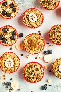 Baked Oatmeal Cups 4-Ways