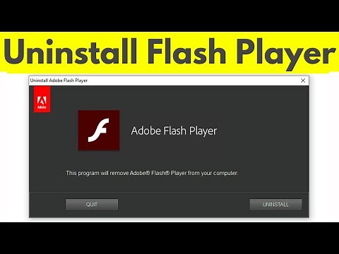 How To Uninstall Flash Player On Windows 10 | Remove Adobe Flash Player