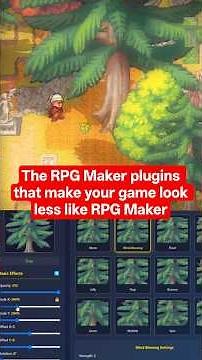 RPG Maker plugins to make your game look less like RPG Maker #rpgmaker #gamedev #gaming