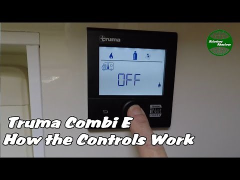 Truma Combi E boiler and Control Panel explained