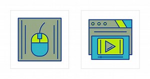 Mouse and Video Player Icon