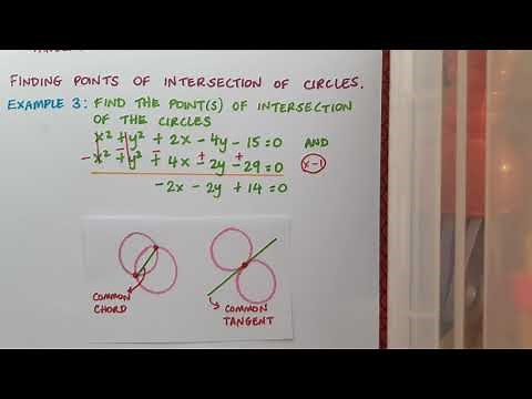 Circle - Intersecting Circles