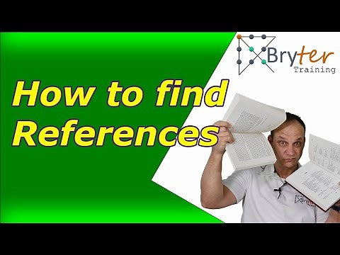 How to find references (for academic writing)