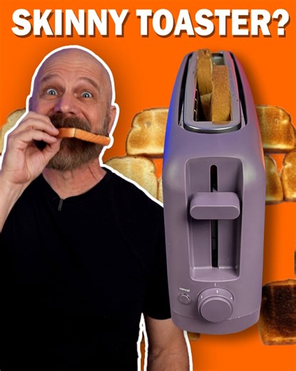 26K views · 554 reactions | Is This the World's Skinniest Toaster? Bella Toaster Review | Freakin' Reviews | Facebook