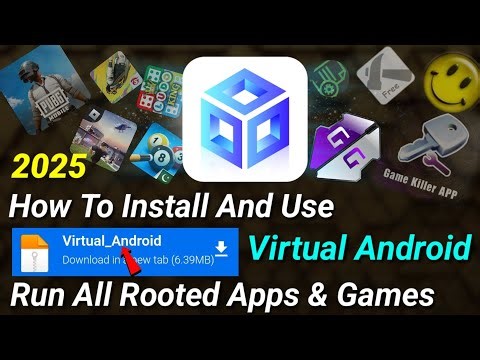 How To Install And Use Virtual Android For Game Guardian || Rooted Virtual Android || 2025