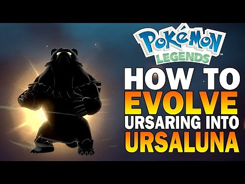 How To Evolve Urasring Into URSALUNA! Pokemon Legends Arceus