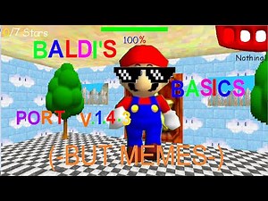 : Baldi’s Basics but MARIO is the Teacher 🍄