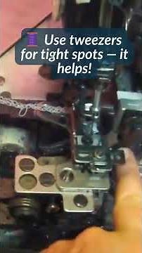 Juki MO-2504 Industrial Serger Setup | Tension, Threading & Cleaning