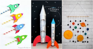 25 Space Crafts for Kids: Easy Outer Space Crafts