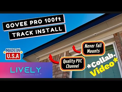 Govee PermTrack 100ft Install-Collab with JRoweInc. #GoveeFam #YTcollab #DIY #fyp