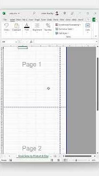 Excel Stop Printing Empty Pages - Solve Print Problems with Page Break Preview #shorts