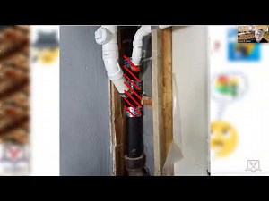 Inserting Fittings to Transition from PVC to Cast Iron.