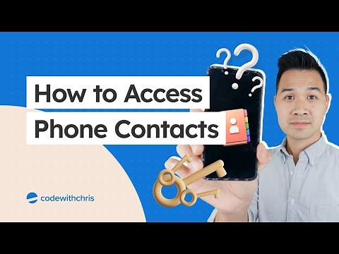iOS How to Access Contacts and Address Book (Contacts Framework)
