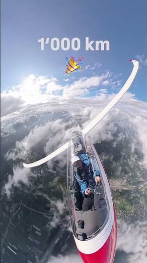 Soaring High | Stunning Glider Flight at 1000 Meters Above Earth