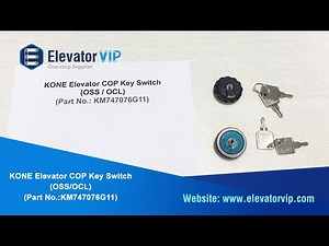 KONE Elevator COP Key Switch KM747076G11, OSS/OCL LOP Keyswitch with Size 31mm