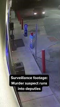 WATCH: Video shows Georgia murder suspect running into deputies searching for him #news