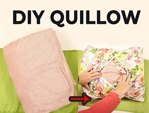 How To Make A Quillow (Blanket In A Pillow) ⋆ Hello Sewing