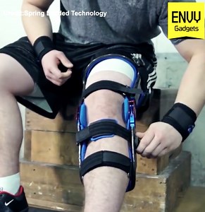 14K views · 344 reactions | Have serious knee issues? Reduce muscle fatigue & enhance strength with this spring loaded, carbon fiber brace. | Envy Gadgets | Facebook