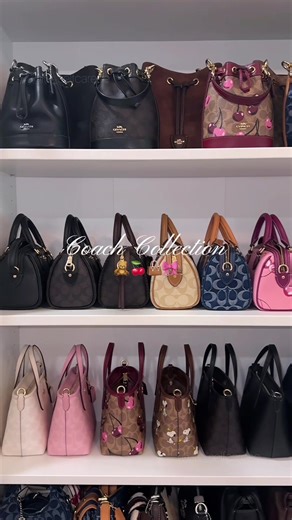 coach collection part 2 🎀 small   mini city totes #coachoutlet#coachpurse #pursecollection#pursetok#haultok