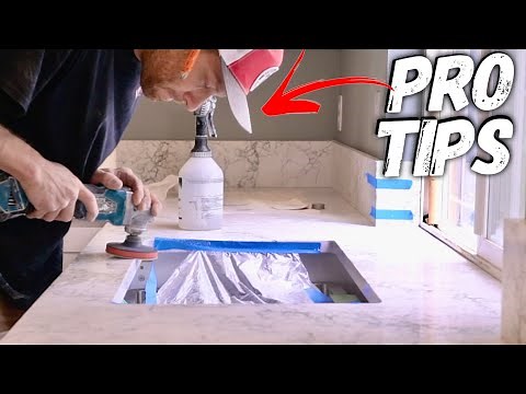 How A PRO Cuts And Install Countertops