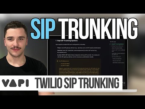 The Ultimate SIP Trunking Guide for AI Voice Agents | Twilio + Vapi