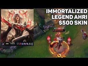 Immortalized Legend Ahri ($500 Faker Skin Gameplay) | League of Legends