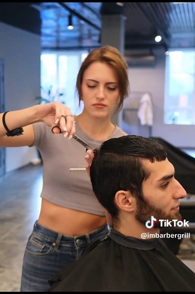 #whattowatch Full ASMR First Class Scissors Therapy by Barber Girl #Asmr #haircut #hairstyle #relaxing