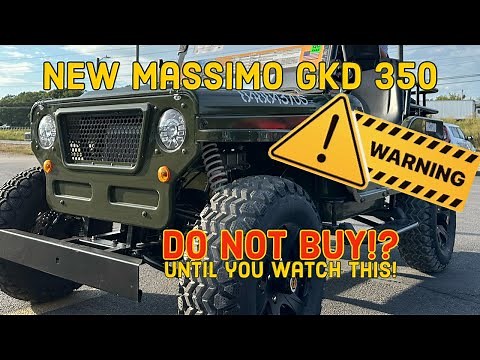 THE NEW MASSIMO “Mini Jeep” GKD350 Full review